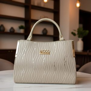 ECCO Elegant Silver-Tone Handbag